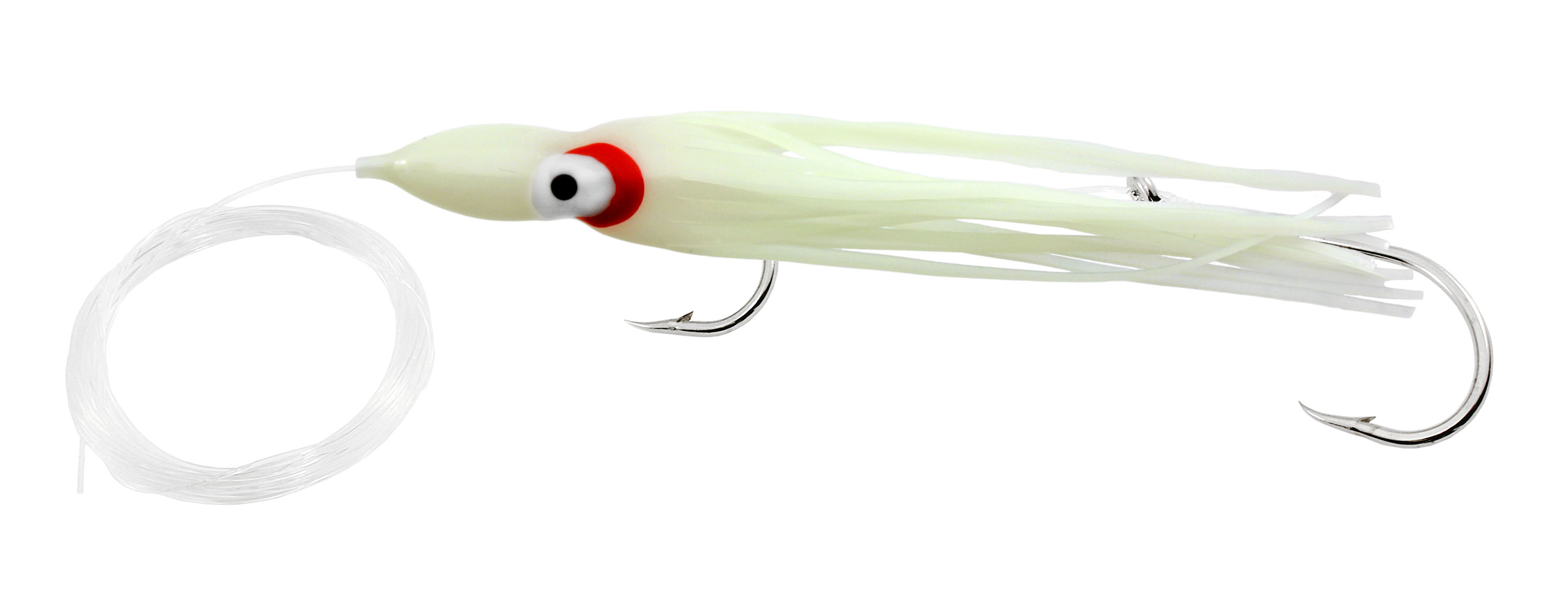 Delta Rigged Squid Hoochy, 4 1/2", Voodoo