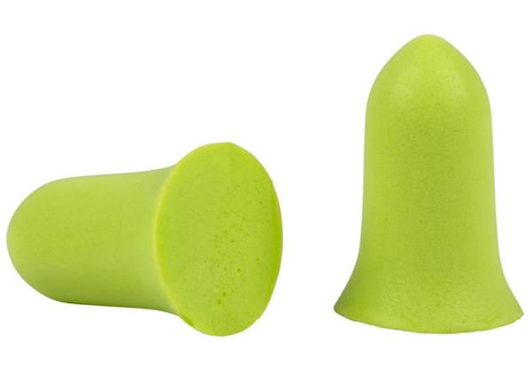 ALLEN ULTRX TAPERED FOAM EAR PLUGS, LIME, 25 PAIR IN JAR