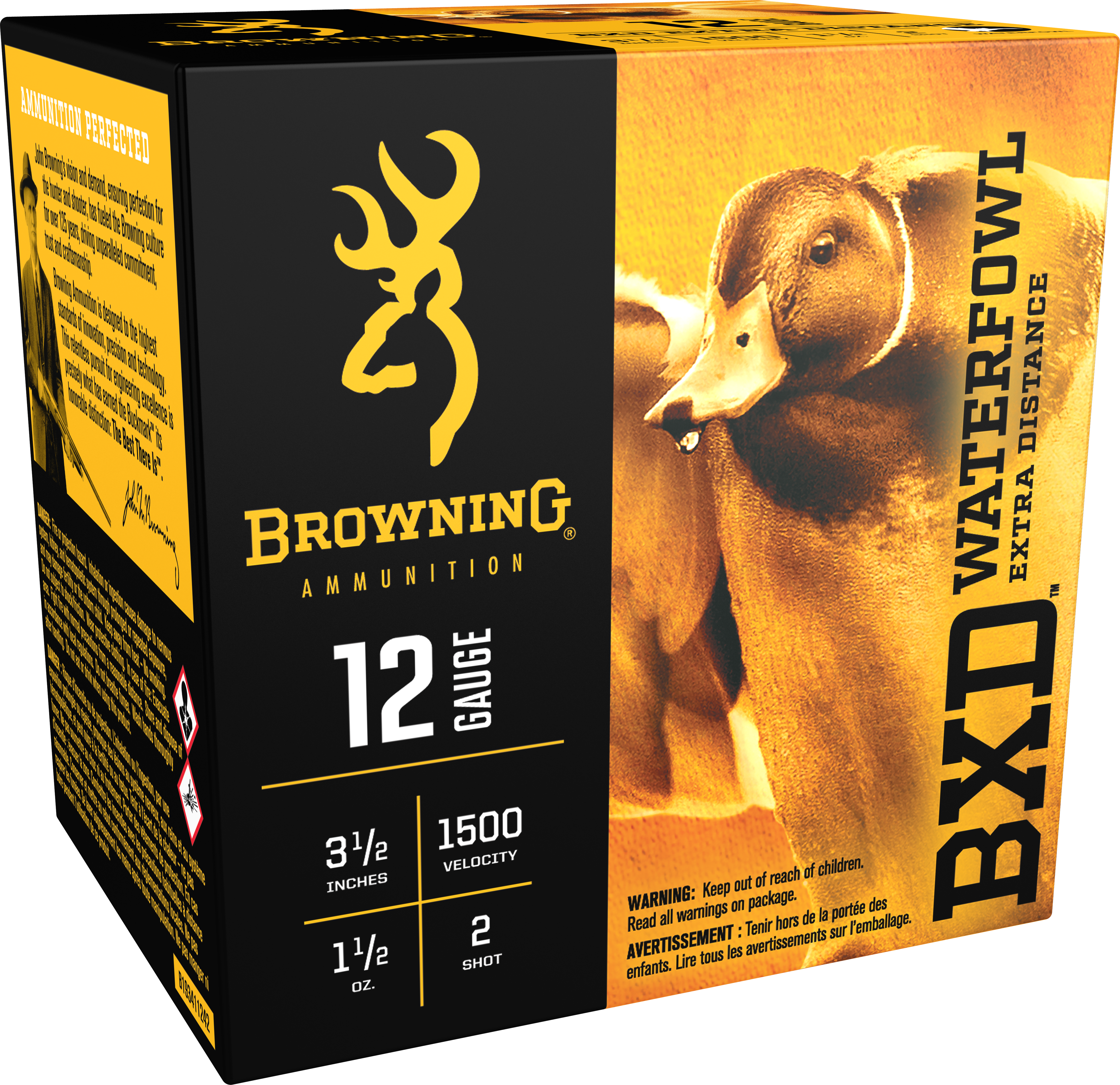 Browning Shotshells 12 Ga 3-1/2" 1-1/2 oz 2 BXD