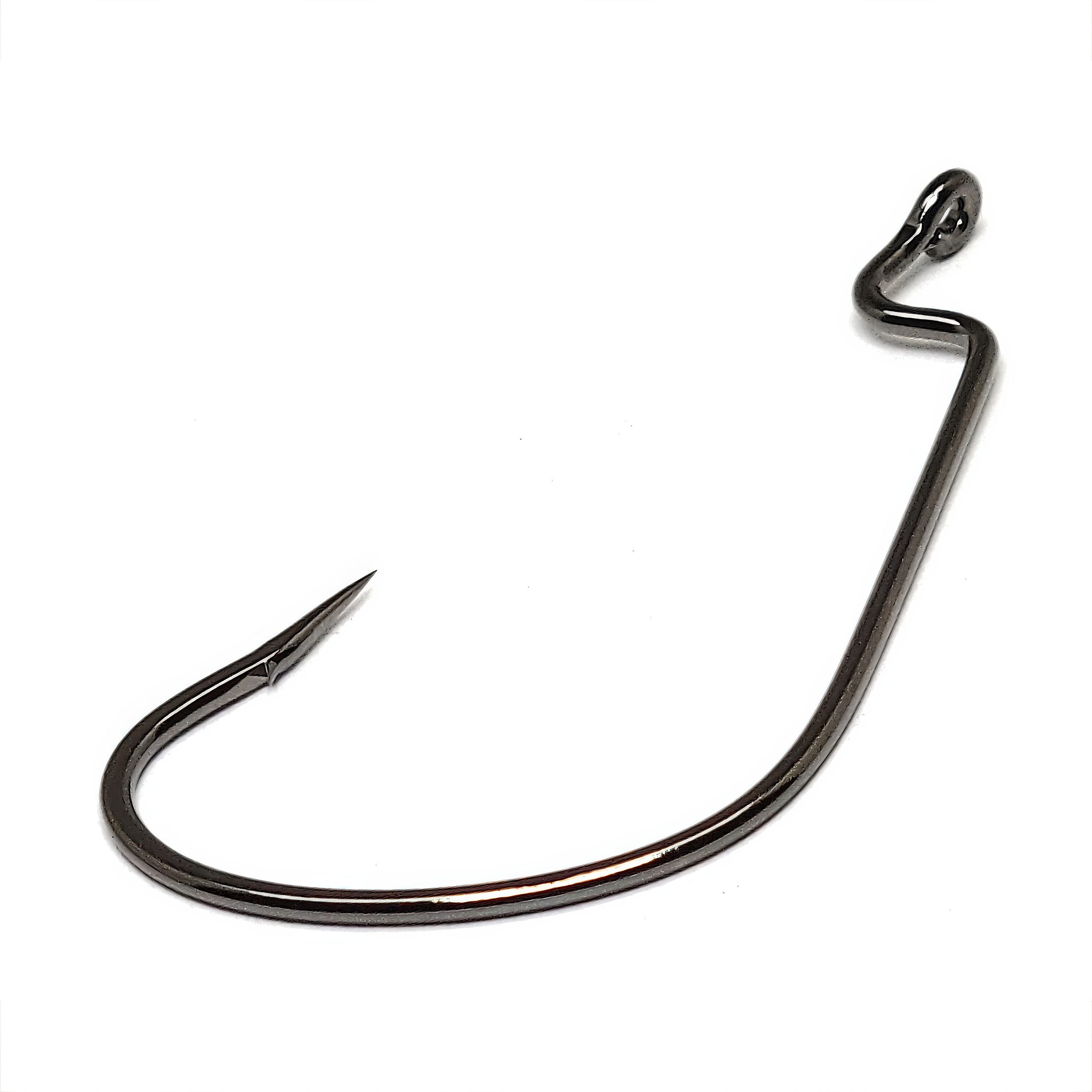 Gamakatsu G-Lock Worm Hook, #5/0, NS Black