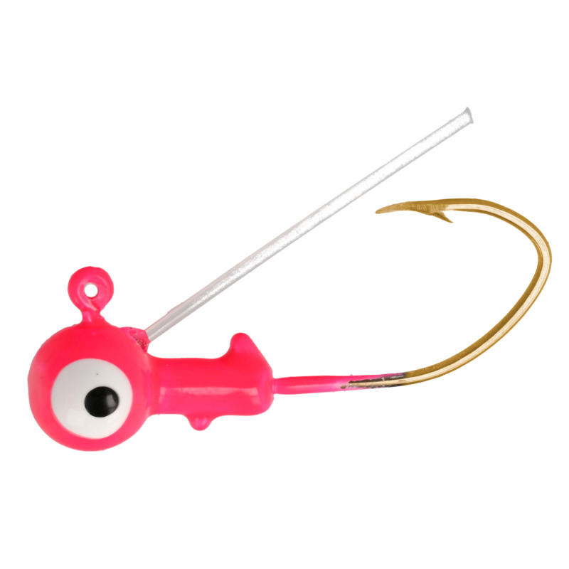 Eagle Claw Pro-V Weedless Jig, 1/8oz, Pink
