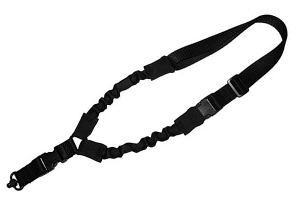 GrovTec Single Point Bungee Sling w/ Heavy Duty QD Push Button Swivels