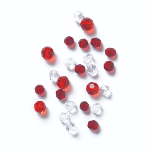 Lazer Sharp Glass Bead Assortment 25 Pack