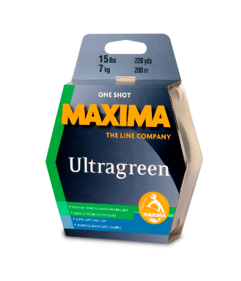 Maxima One Shot Mono Spool Ultragreen 15lb 220yd
