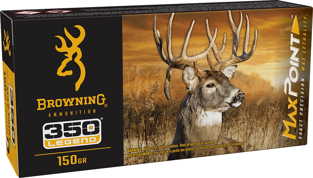 Browning Ammo 350 Legend MaxPoint 150 Gr