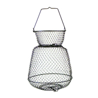 Eagle Claw Fish Basket 14" x 25", Wire, Collapsible