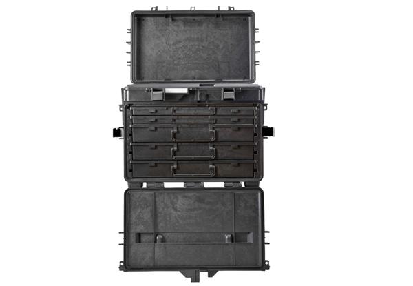 Explorer Case Waterproof Tool Chest RFID-NFC Ready, Empty Drawers