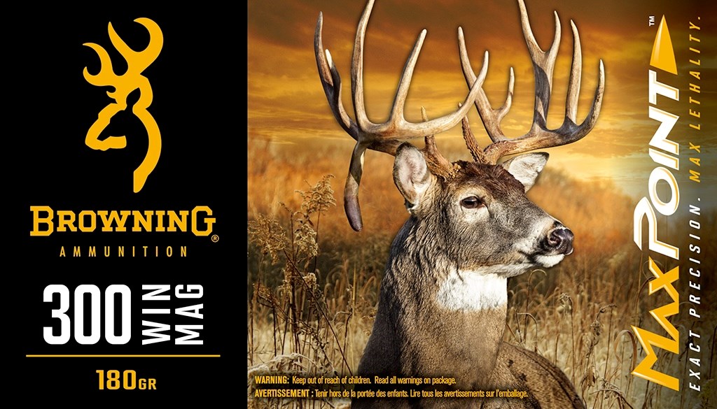 Browning Ammo 300 Win Mag MaxPoint Deer 180 Gr