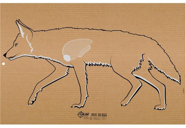 ALLEN EZ AIM COYOTE CORRUGATED SILHOUETTE TARGET 23" X 35"