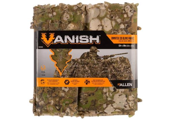 ALLEN OMNITEX 3D LEAFY BLIND FABRIC, 12' X 56", VEIL TERRAIN