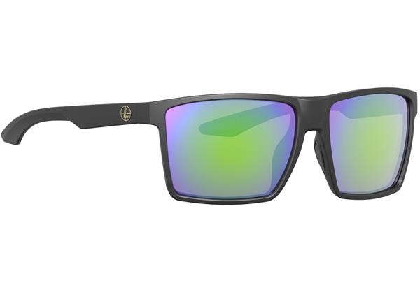 Leupold DeSoto Matte Black Emerald Mirror Performance Eyewear
