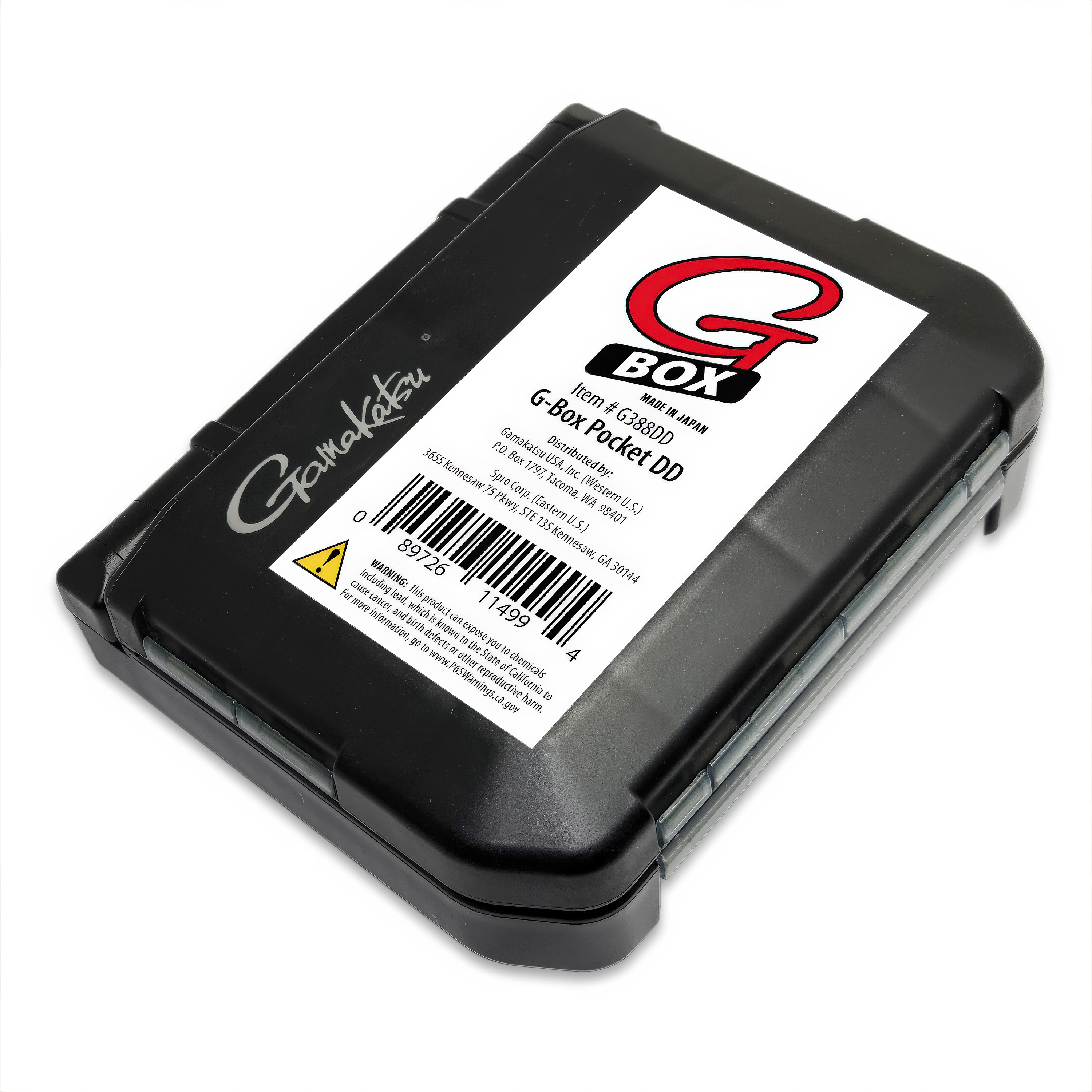 Gamakatsu G-Box 388 Pocket Utility Case, Black