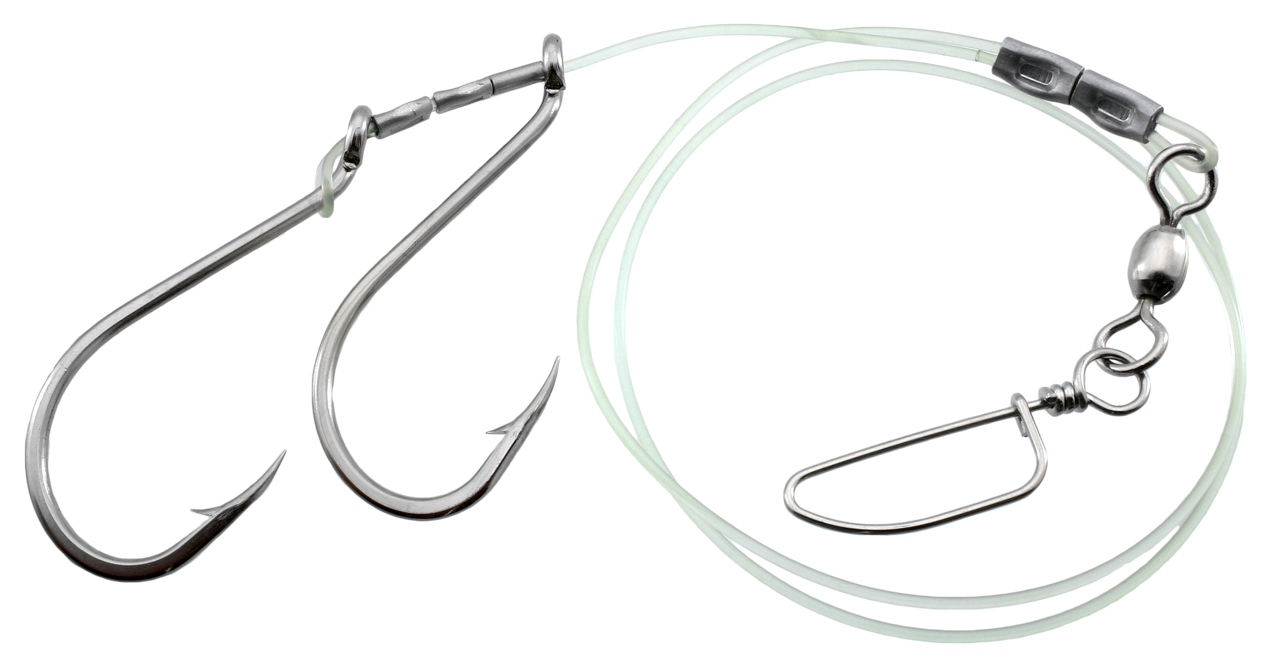 Gibbs Halibut Rig Perlon with Line Snap,9/0 Single Hk, 9/0 Single Hk