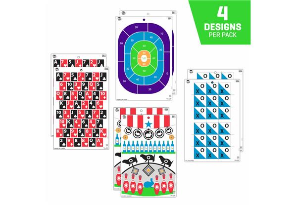 Allen EZ-Aim Fun Paper 12" x 18" Get The Game On Target Assortment