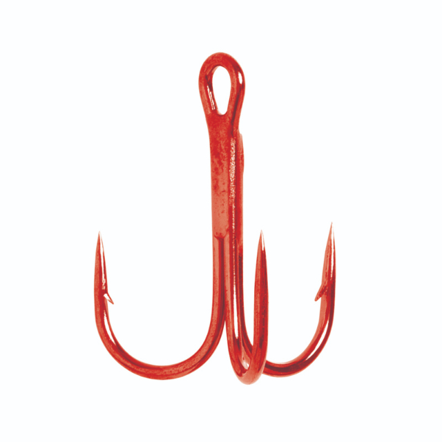 Lazer Sharp 3X Treble Hook, #2 Red