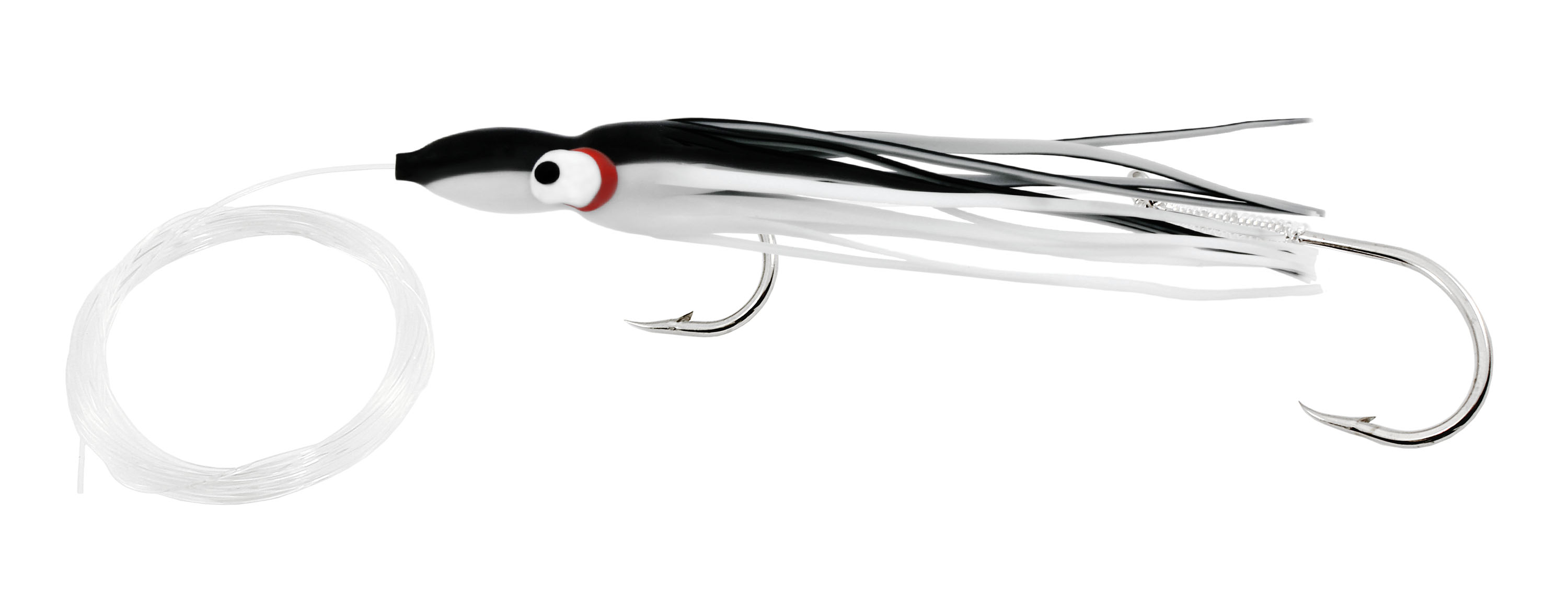Delta Rigged Squid Hoochy, 4 1/2", Cop Car