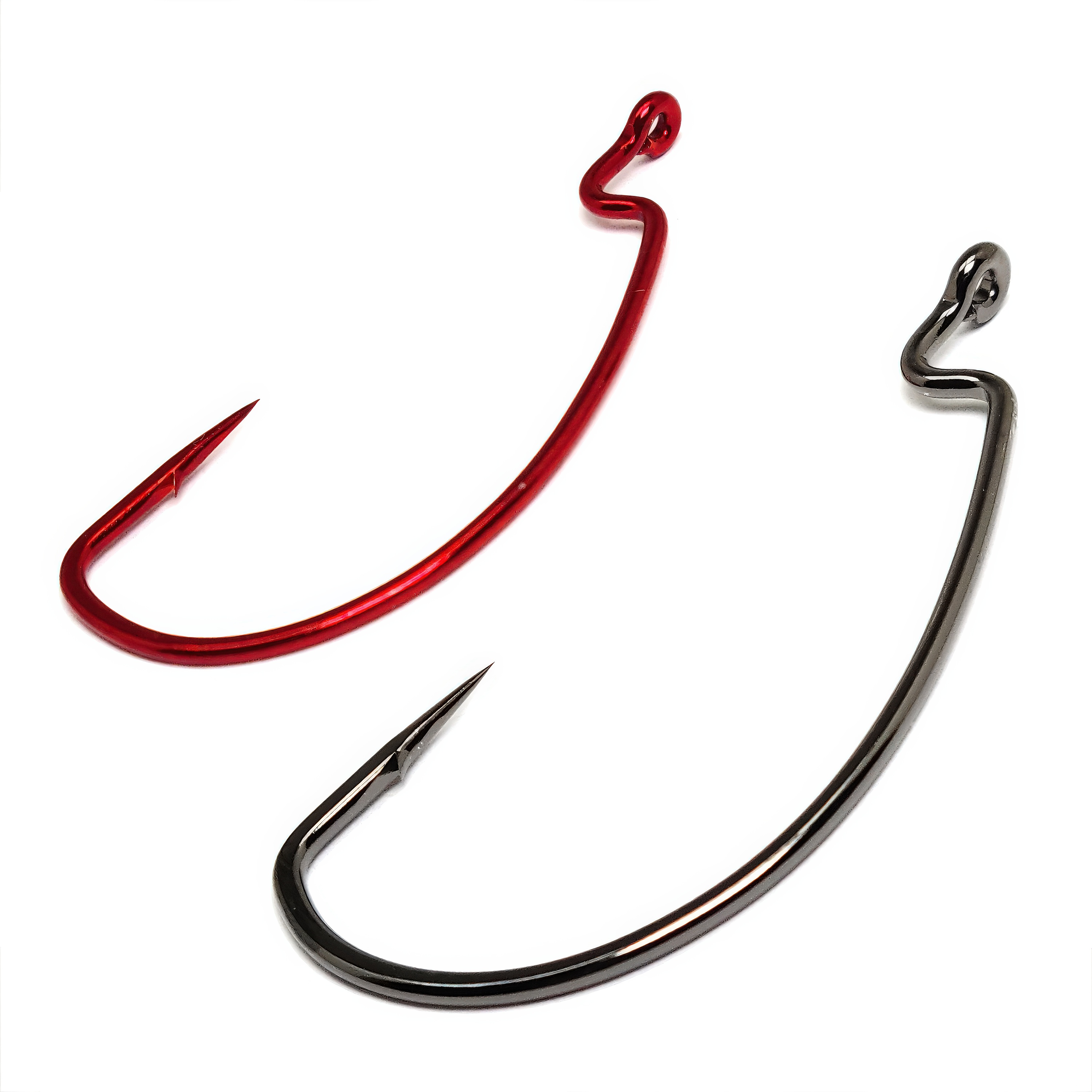 Gamakatsu Worm, Superline Extra Wide Gap Hook, #5/0, NS Black