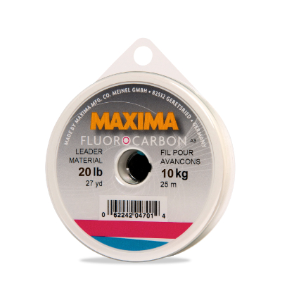 Maxima Fluorocarbon Leader Wheel 20lb 27yd