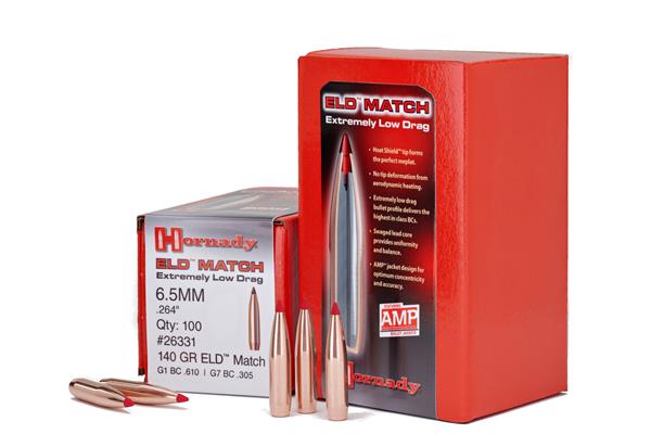 Hornady Bullet 6.5mm .264 123 Gr ELD Match