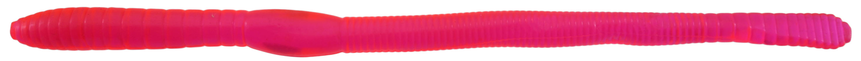 Delta Steely Worm 4", 10/Pk, Fluorescent Pink