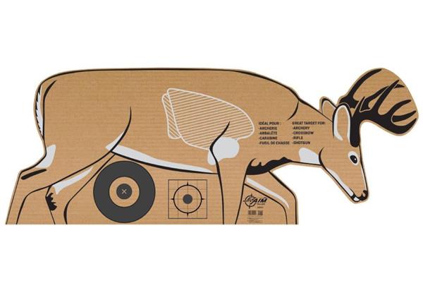 ALLEN EZ AIM DEER SILHOUETTE CORRUGATED TRGT FOLDED 43"X22"