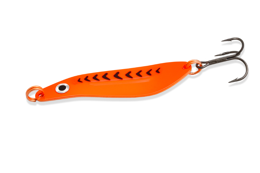Williams Whitefish Spoon Size 60 3 1/4'' 1/2 oz-Orange & Black on Copper