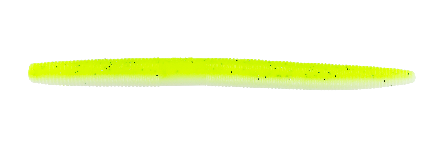 Yamamoto 5" Senko, 10Pk, Chartreuse Shad