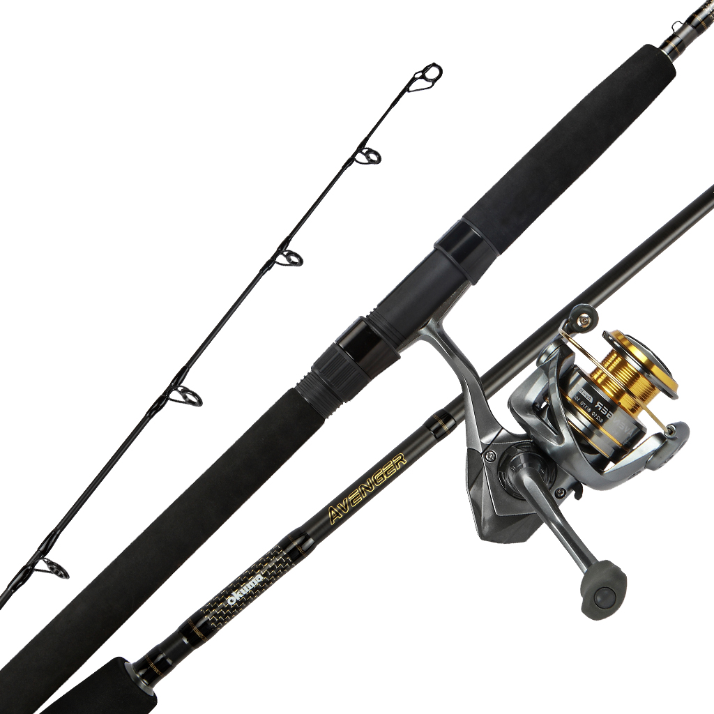 Okuma Avenger Salmon/Steelhead 8'6" Sz 4000 2pc MH Spin Combo