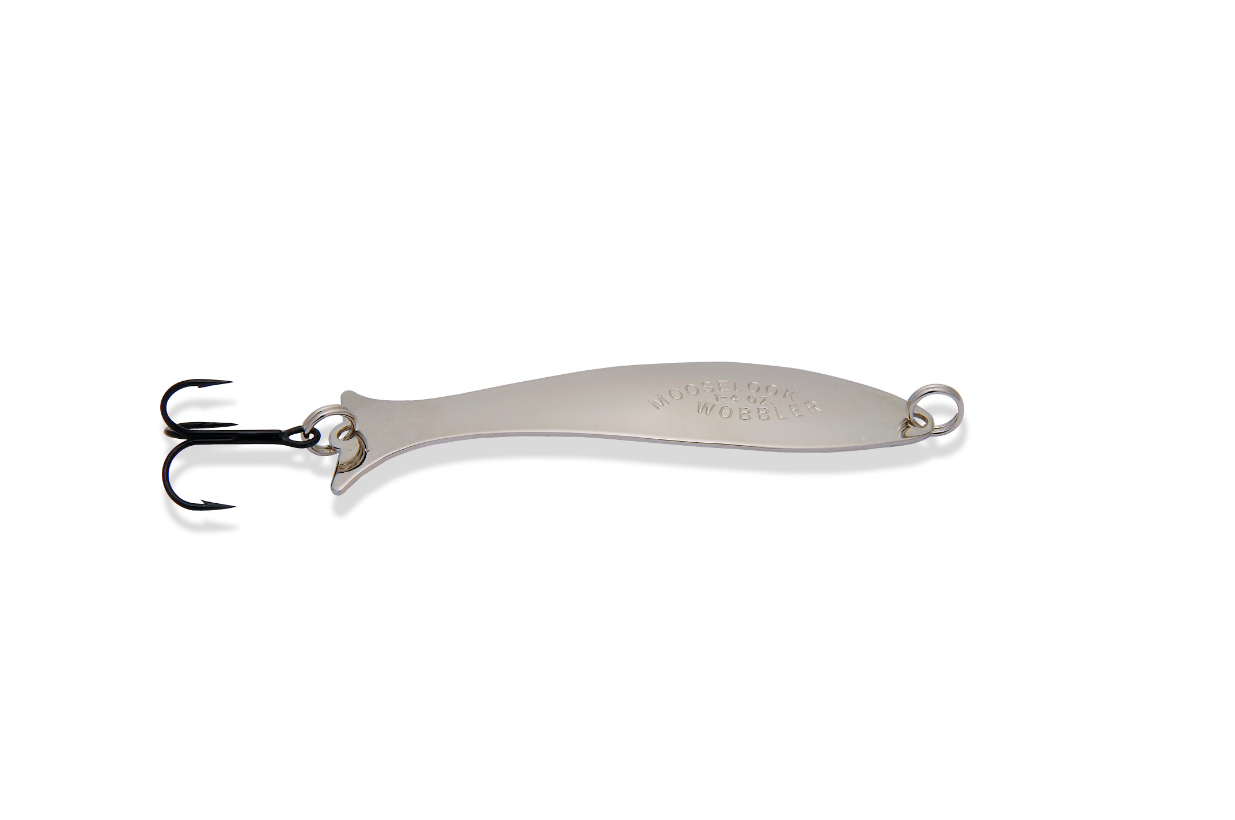 Mooselook Medium Wobbler Spoon 3 1/8" 1/4 oz-Chrome
