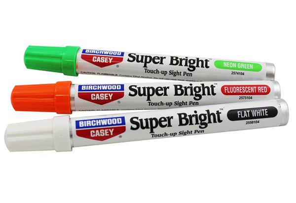 Birchwood Casey Super Bright Touch-Up Sight Pens (Green/Red/White)