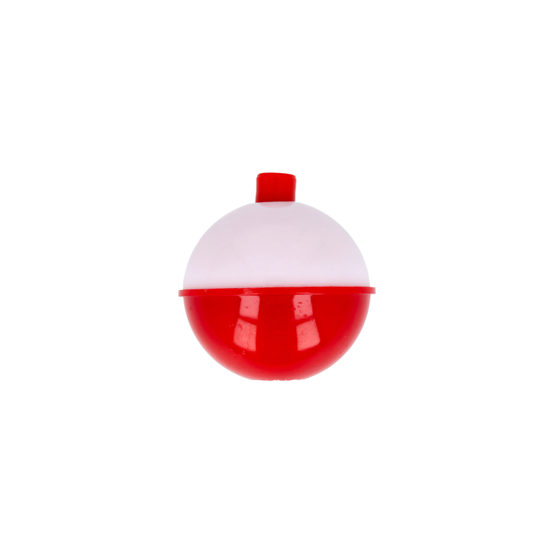 Eagle Claw Snap-On Round Float, Red/White 1-3/4"