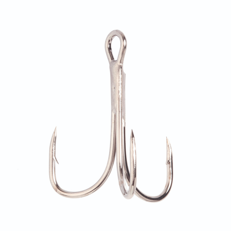 Lazer Sharp Treble Hook, #1/0, Nickel