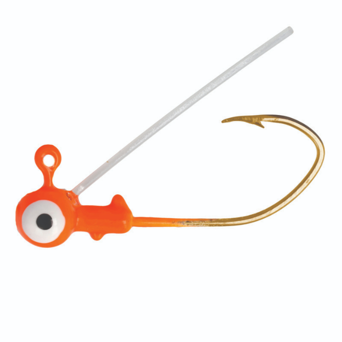 Eagle Claw Pro-V Weedless Jig, 1/16oz, Orange