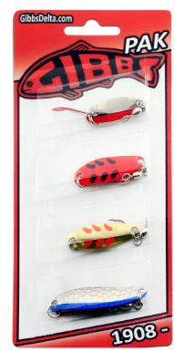 Gibbs Croc Spoon Kit, Assorted Sizes/Colours 4/Pk