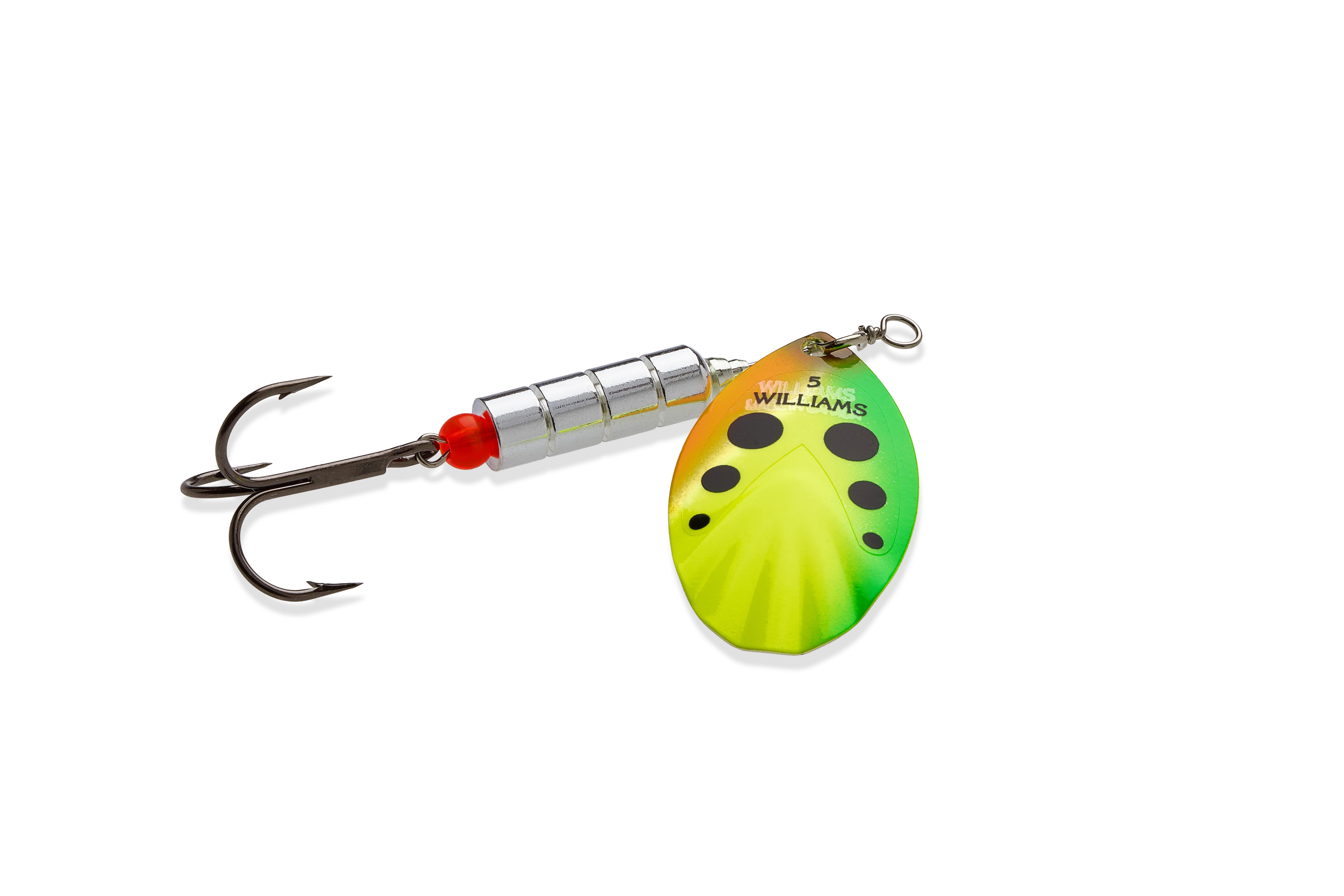 Williams VorteX Spinner Size 5, 1/2 oz-Firetiger on Silver
