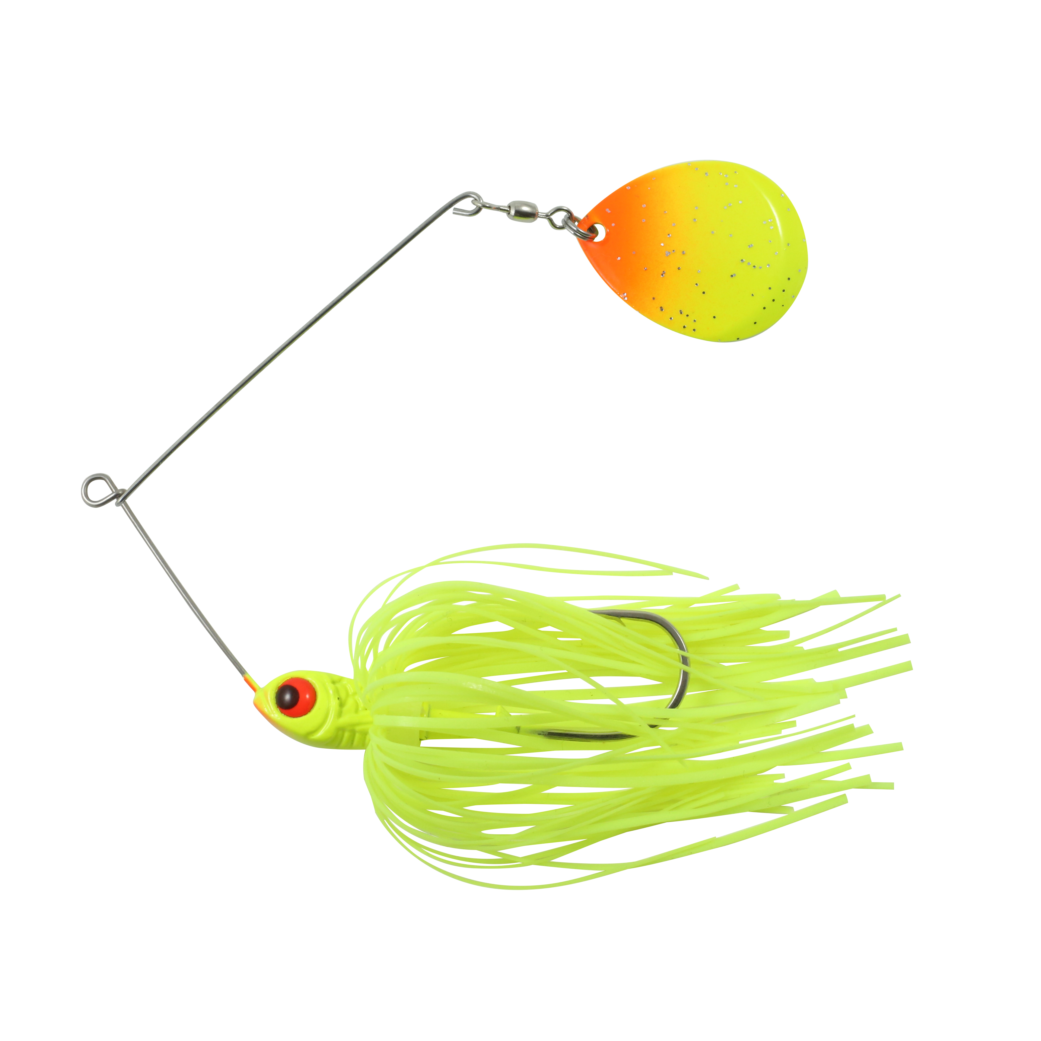 Northland Reed-Runner Single Spin, 4", 3/8 oz, #4/0 Hk, 1/Pk, Sunrise