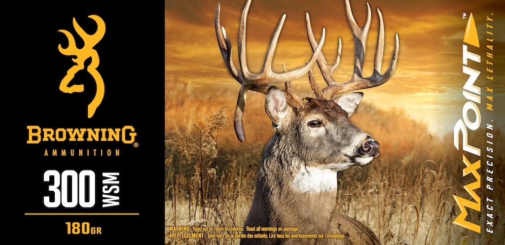 Browning Ammo 300 WSM MaxPoint Deer 180 Gr