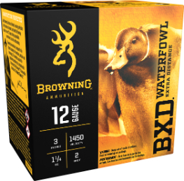 Browning Shotshells 12 Ga 3" 1-1/4 oz 2 BXD