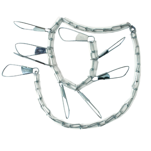 Eagle Claw Deluxe Vinyl Coated Chain Stringer 46", 9 Snap