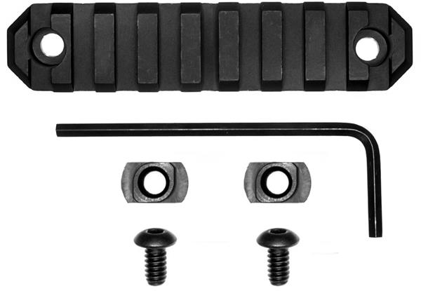 GrovTec M-Lok Picatinny Rail 3.8" 9 Slot