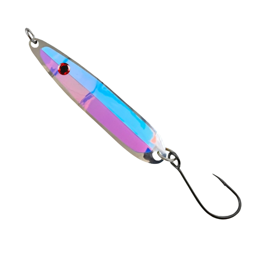 Gibbs Skinny G Trolling Spoon, 3 3/4", 1/4 oz, Purple Phantom/Nickel Back