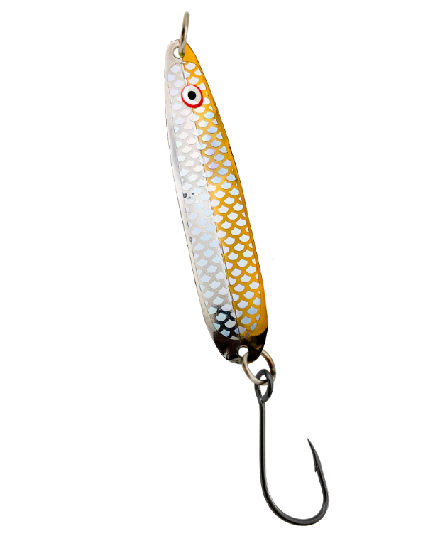 Gibbs Skinny G Trolling Spoon, 3-3/4", 1/4 oz, Super Nugget