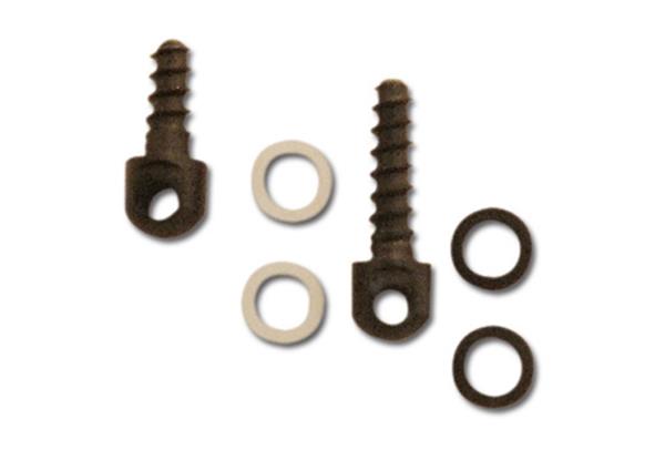 GrovTec Swivel Studs One 1/2" Wood Screw One 3/4" Wood Screw & Spacers