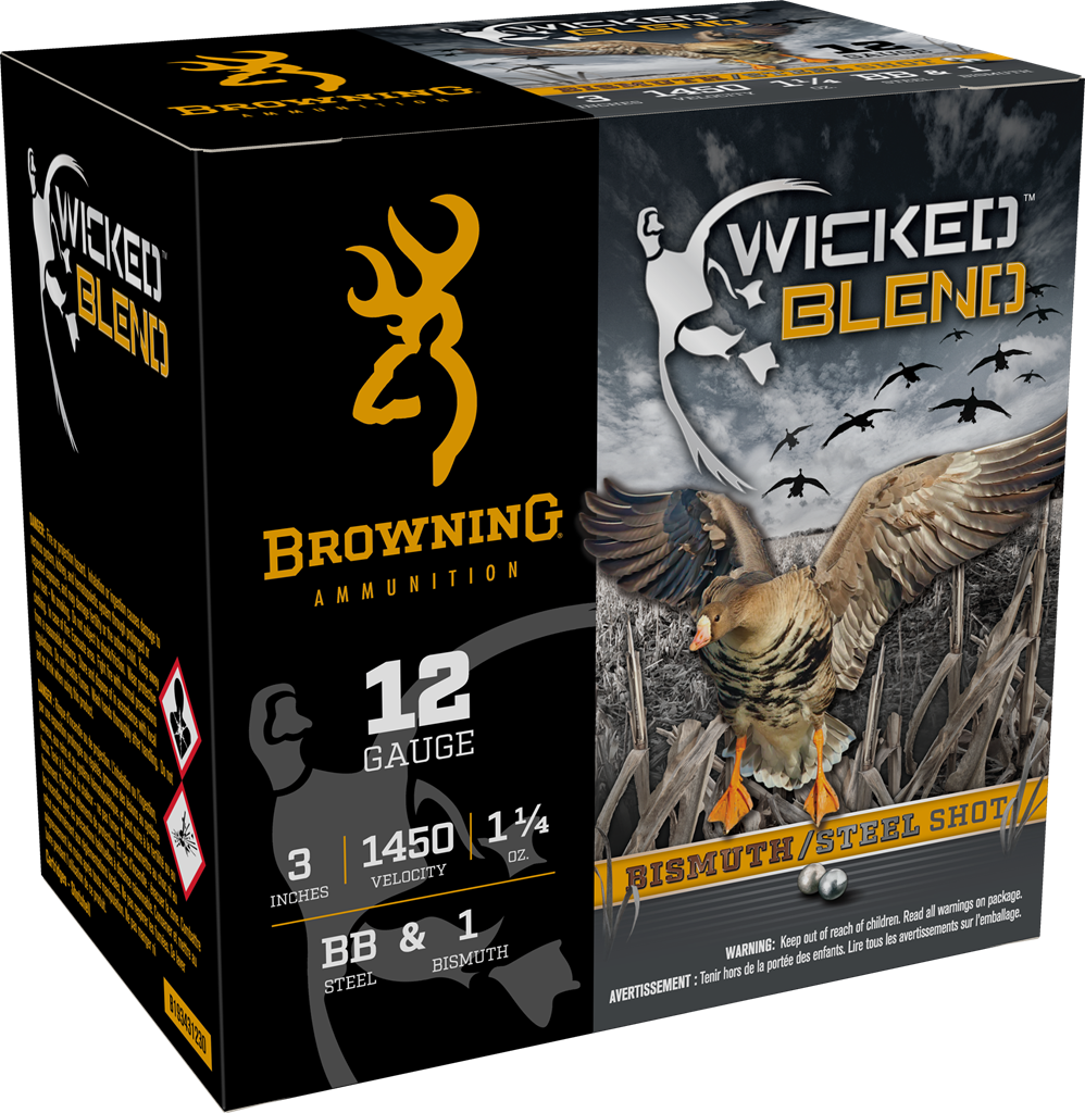 Browning Shotshells 12 Ga 3" #BB & 1 1-1/4 oz 1450 FPS