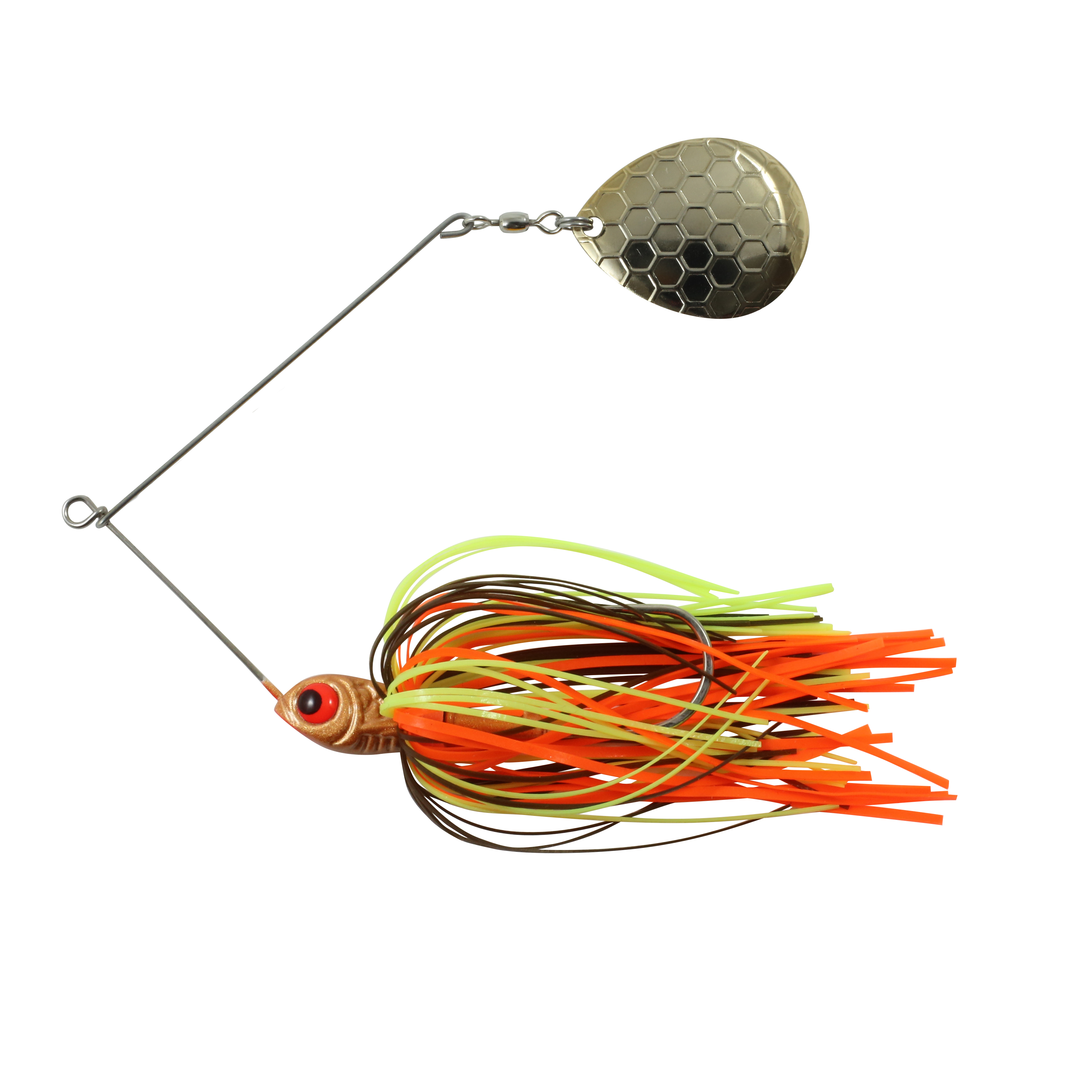 Northland Reed-Runner Single Spin, 4", 1/4 oz, #3/0 Hk, 1/Pk, Crawfish