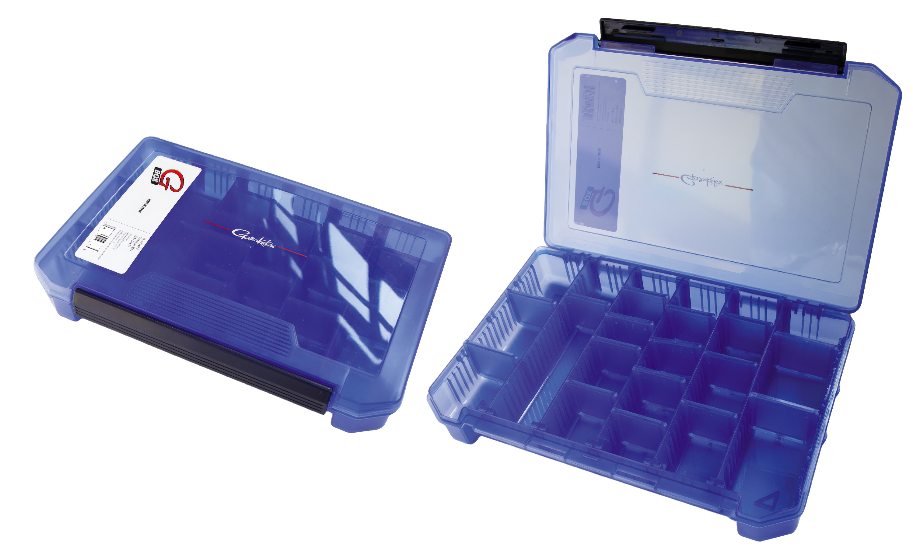 Gamakatsu G-Box 3600 Utility Case, Blue/Clear Lid