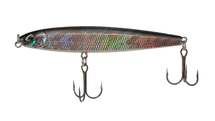 Bill Lewis Depth Strike Twitchbait, 3.75", 5/8oz, Chrome Black Shad