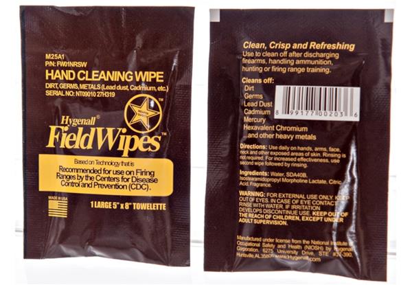 Hygenall FieldWipes Cleaning & Decon Individually Wrapped Wipes - 100Pk