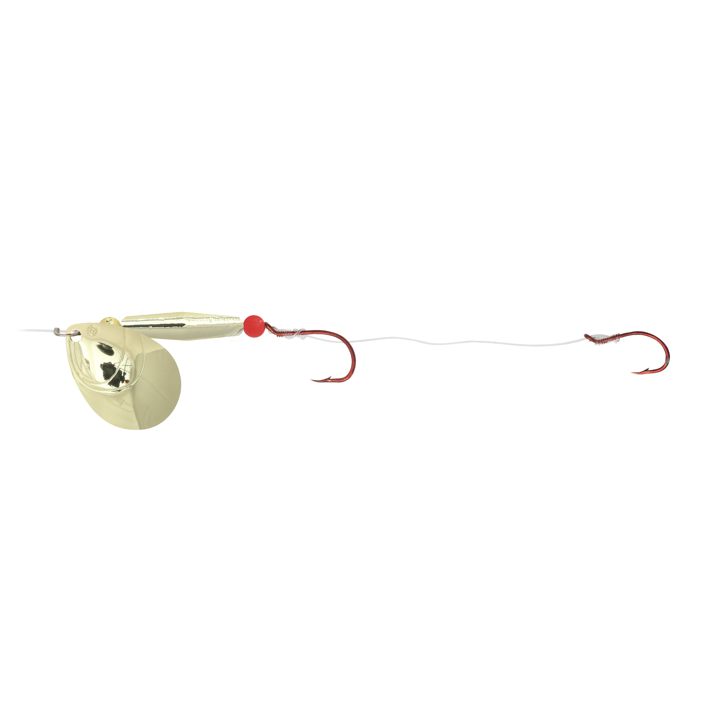 Northland Gravel Grinder Float'N Rig 60" Snell, #4 Indiana, #2-4 Hk, 1/Pk, Gold