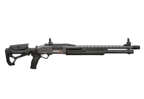 Fabarm SDASS Pro Telescopic Stage 2 Pump Shotgun Carbon Grey 12Ga-3" 20"